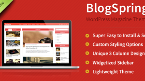 Blogspring Theme: Blog, Portal, dan News Magazine