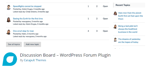 Discussion Board – WordPress Forum Plugin