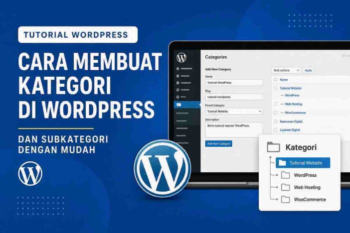 Cara membuat kategori di WordPress dan subkategori