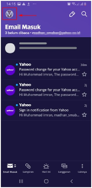Cara Mengganti Password email Yahoo di HP Android Melalui Aplikasi(1)
