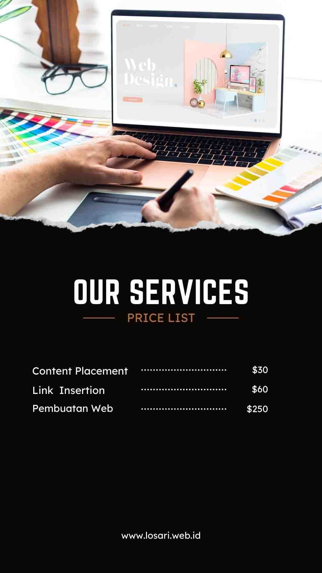 Our Services Price List
