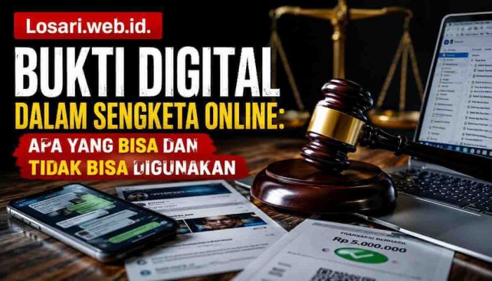 Bukti Digital dalam Sengketa Online